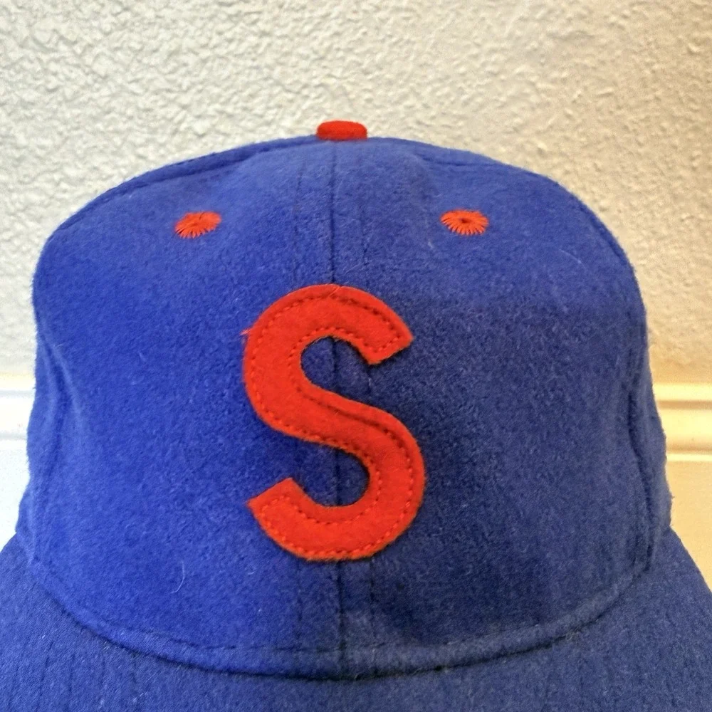 Ebbets Field Flannels Cap Hat Seattle Rainiers PCL Wool 7 1/8 Low Crown USA